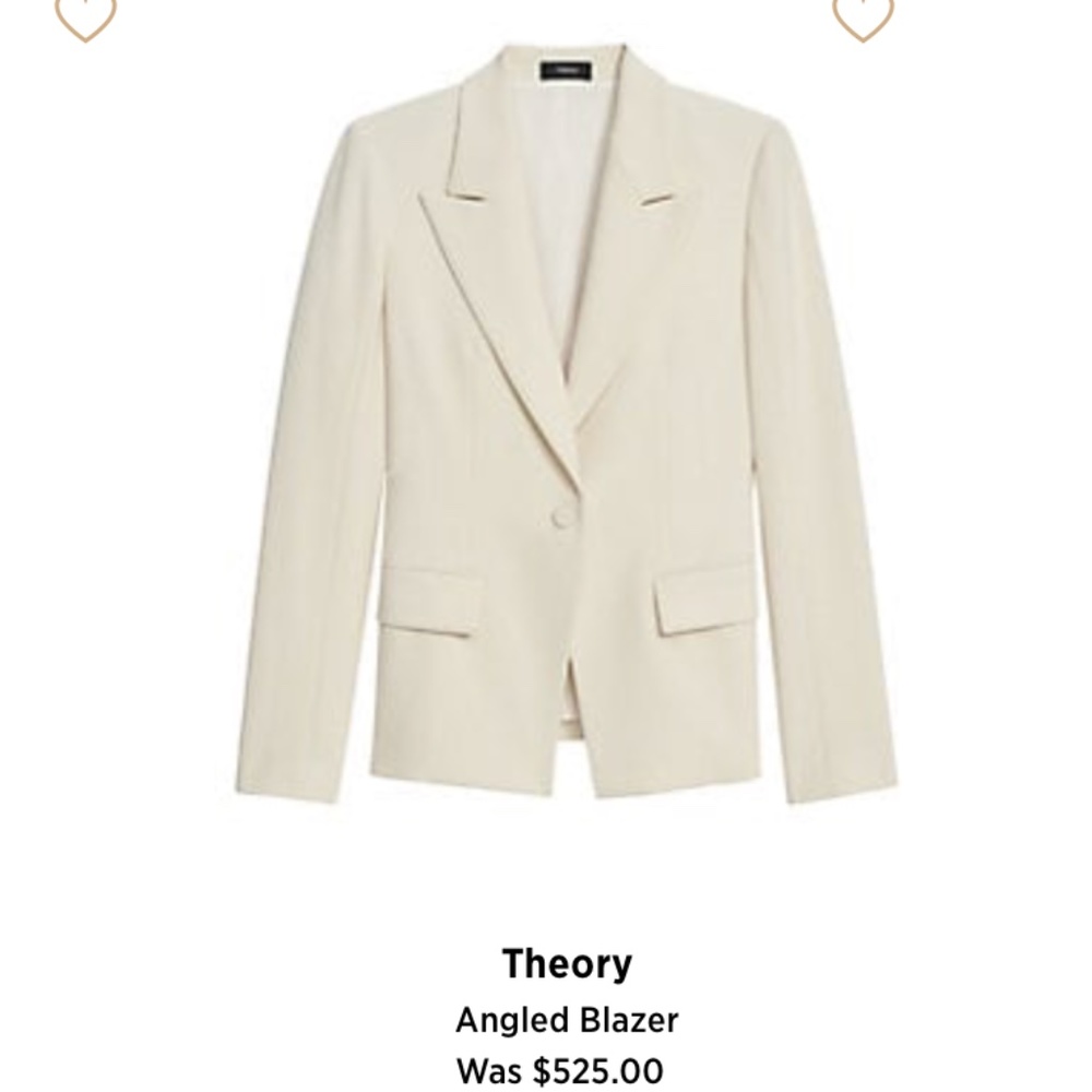 Theory Off-White Blazer